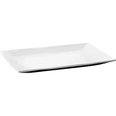 Plat rectangulaire en mélamine Lacor Fuji Blanc - Publicité Plat rectangulaire en mélamine Lacor Fuji Blanc - Publicité