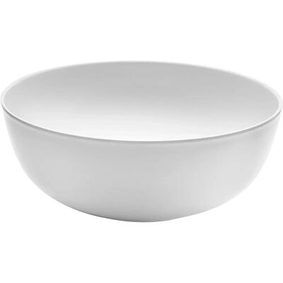 Bol rond en mélamine Lacor 38x14 cm Blanc - Publicité Bol rond en mélamine Lacor 38x14 cm Blanc - Publicité