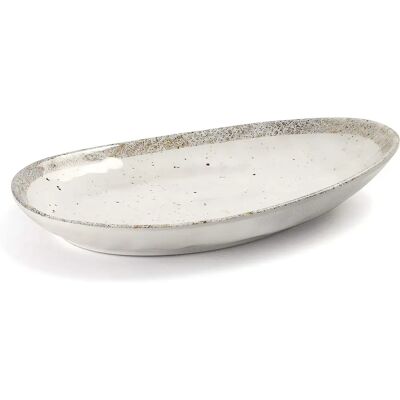 Plat ovale en mélamine Lacor Earth 28,2x21x4,8 cm Blanc - Publicité Plat ovale en mélamine Lacor Earth 28,2x21x4,8 cm Blanc - Publicité