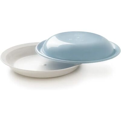Couvercle assiette plate Lacor Hermetique Bleu - Publicité Couvercle assiette plate Lacor Hermetique Bleu - Publicité
