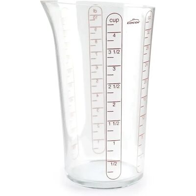 Verre doseur haut Lacor Blanc - Publicité Verre doseur haut Lacor Blanc - Publicité