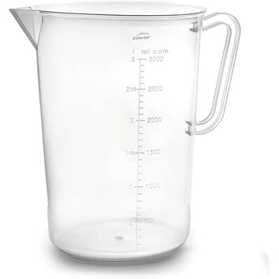 Verre doseur Lacor Pro 3000 ml Blanc - Publicité Verre doseur Lacor Pro 3000 ml Blanc - Publicité