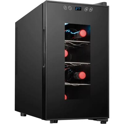 Refroidisseur à vin 8 touteilles thermo électrique Lacor Noir - Publicité Refroidisseur à vin 8 touteilles thermo électrique Lacor Noir - Publicité