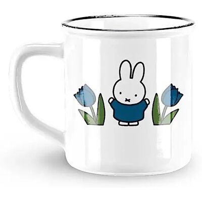 Mug Magic Touch of the Dutch Rétro Miffy Bleu - Publicité Mug Magic Touch of the Dutch Rétro Miffy Bleu - Publicité