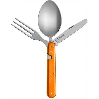 Couverts multifonction camping 3 pièces Mercury Orange - Publicité Couverts multifonction camping 3 pièces Mercury Orange - Publicité