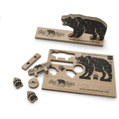 Support couteaux Old Bear Old Bear Beige - Publicité Support couteaux Old Bear Old Bear Beige - Publicité