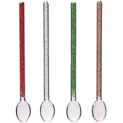 Cuillère colorées Opjet (x4) Blanc - Publicité Cuillère colorées Opjet (x4) Blanc - Publicité
