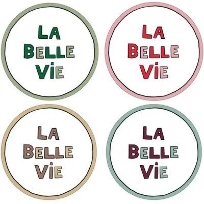 Assiette dessert la belle Opjet (x4) Blanc - Publicité Assiette dessert la belle Opjet (x4) Blanc - Publicité