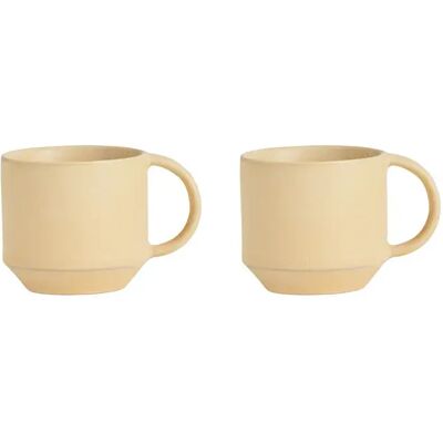 Tasse en terracotta OYOY Living Design (x2) Beige - Publicité Tasse en terracotta OYOY Living Design (x2) Beige - Publicité