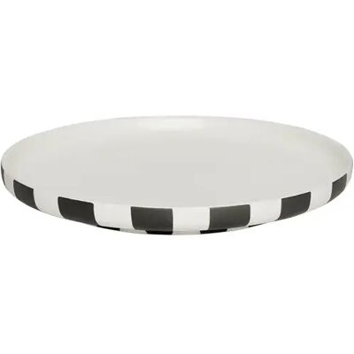 Assiette en grès OYOY Living Design Noir - Publicité Assiette en grès OYOY Living Design Noir - Publicité