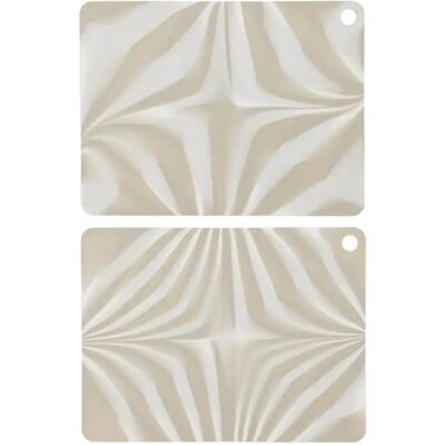 Accessoire de cuisine Dessous de table OYOY Living Design (x2) Beige - Publicité Accessoire de cuisine Dessous de table OYOY Living Design (x2) Beige - Publicité