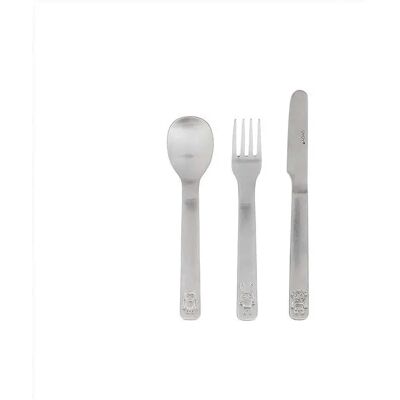 Couverts mini en acier enfant OYOY Living Design Gris - Publicité Couverts mini en acier enfant OYOY Living Design Gris - Publicité