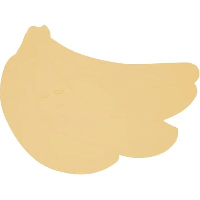Dessous de plat mini en silicone enfant OYOY Living Design Jaune - Publicité Dessous de plat mini en silicone enfant OYOY Living Design Jaune - Publicité