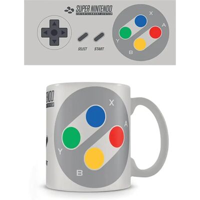 Mug Pyramid Nitendo Snes Controller /2 Gris - Publicité Mug Pyramid Nitendo Snes Controller /2 Gris - Publicité