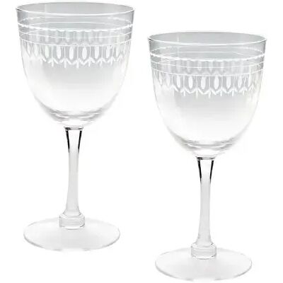 Verre à vin Rex London (x2) Blanc - Publicité Verre à vin Rex London (x2) Blanc - Publicité