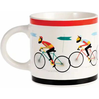 Mug Rex London Le Bicycle Blanc - Publicité Mug Rex London Le Bicycle Blanc - Publicité