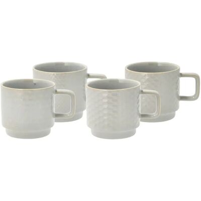 Mug Villa Collection Elstra (x4) Bleu - Publicité Mug Villa Collection Elstra (x4) Bleu - Publicité