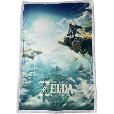 Couverture sherpa pour enfants Homadict Zelda Sky Totk - Couverture sherpa pour enfants - Publicité Couverture sherpa pour enfants Homadict Zelda Sky Totk - Couverture sherpa pour enfants - Publicité