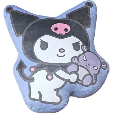 Coussin Sanrio Hello Kitty Kuromi Bleu - Publicité Coussin Sanrio Hello Kitty Kuromi Bleu - Publicité