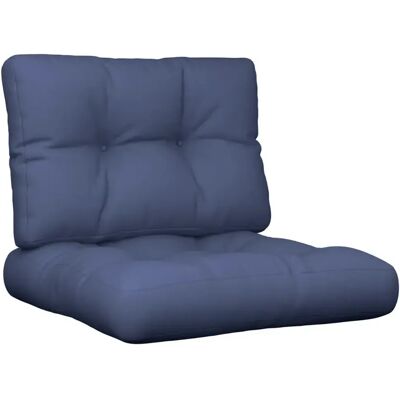 vidaXL Ensemble de Coussins pour Palettes Bleu Marine - Pallet Cushion Set - Publicité vidaXL Ensemble de Coussins pour Palettes Bleu Marine - Pallet Cushion Set - Publicité