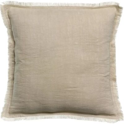 Housse coussin Vivaraise Laly Beige - Publicité Housse coussin Vivaraise Laly Beige - Publicité