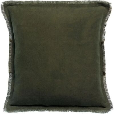 Housse coussin Vivaraise Laly Vert - Publicité Housse coussin Vivaraise Laly Vert - Publicité