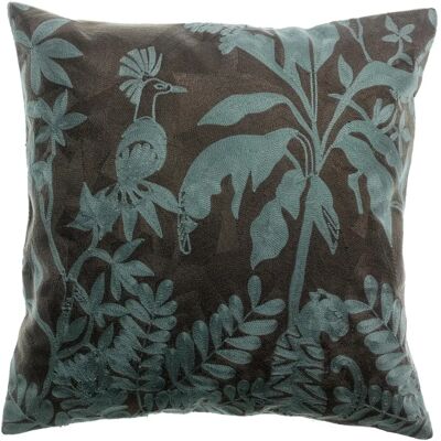 Coussin brodé Vivaraise Raki Noir - Publicité Coussin brodé Vivaraise Raki Noir - Publicité