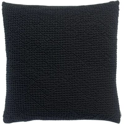 Housse coussin Vivaraise Stonewashed Maia Gris - Publicité Housse coussin Vivaraise Stonewashed Maia Gris - Publicité