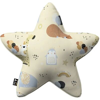 Lucky Star - Yellow Tipi - Beige - 52x15x52cm - Oreiller - Publicité Lucky Star - Yellow Tipi - Beige - 52x15x52cm - Oreiller - Publicité