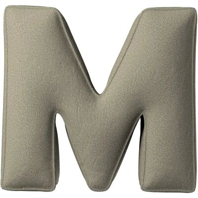 Coussin décoratif lettre M beige - Chambre d'enfant, Soutien sensoriel, Fait main - Publicité Coussin décoratif lettre M beige - Chambre d'enfant, Soutien sensoriel, Fait main - Publicité