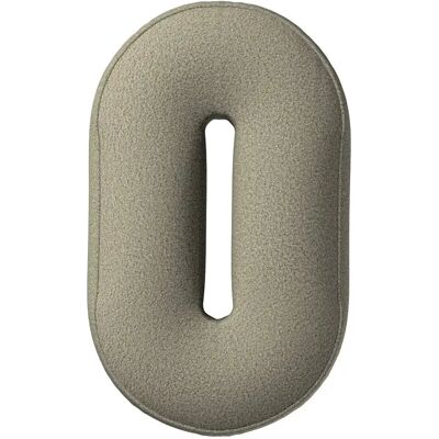 Coussin chiffre 0 Yellow Tipi Beige - Publicité Coussin chiffre 0 Yellow Tipi Beige - Publicité