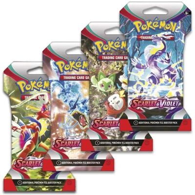 Jeux de carte Bandai Spanish Pokemon Scarlet & Violet Multicolore - Publicité Jeux de carte Bandai Spanish Pokemon Scarlet & Violet Multicolore - Publicité