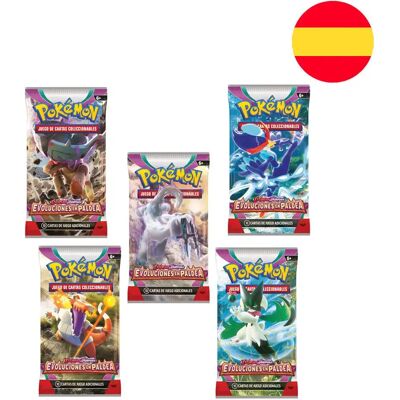 Jeux de carte Bandai Spanish Pokemon Developments in Paldea Multicolore - Publicité Jeux de carte Bandai Spanish Pokemon Developments in Paldea Multicolore - Publicité