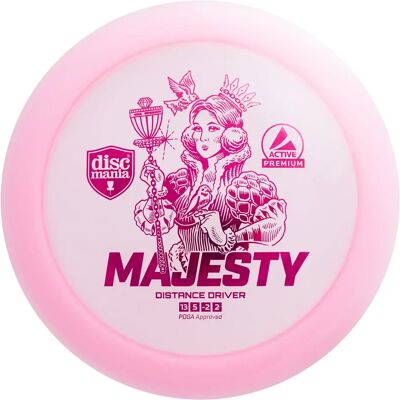Disque golf Discmania Active Premium-Line Majesty Rose - Publicité Disque golf Discmania Active Premium-Line Majesty Rose - Publicité