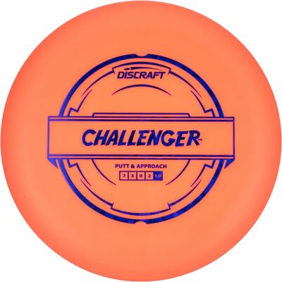 Disque golf Discraft Challenger Putter Orange - Publicité Disque golf Discraft Challenger Putter Orange - Publicité
