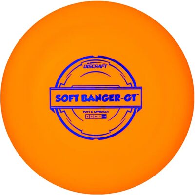 Disque golf Discraft Soft Banger Gt Putter Orange - Publicité Disque golf Discraft Soft Banger Gt Putter Orange - Publicité