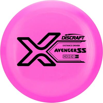 Disque golf Discraft X-Line Avenger Ss Fairway Driver Rose - Publicité Disque golf Discraft X-Line Avenger Ss Fairway Driver Rose - Publicité