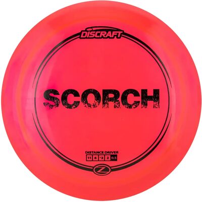 Disque golf Discraft Z-line Scorch Distance Driver Rouge - Publicité Disque golf Discraft Z-line Scorch Distance Driver Rouge - Publicité
