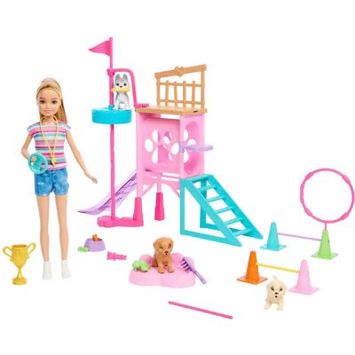 Poupée stacie to the rescue puppu playground playset + doll Mattel Multicolore - Publicité Poupée stacie to the rescue puppu playground playset + doll Mattel Multicolore - Publicité
