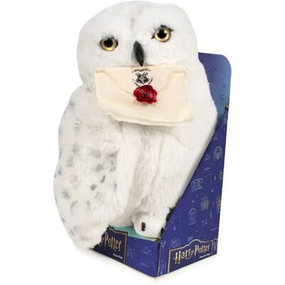 Peluche Hedwig Play by play Harry Potter Blanc - Publicité Peluche Hedwig Play by play Harry Potter Blanc - Publicité