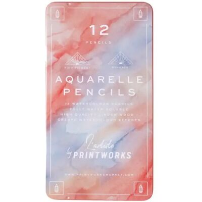 Crayons de couleur 12 pièces - Aquarelle - Solubles dans l’eau, Haute qualité, Créatif - Publicité Crayons de couleur 12 pièces - Aquarelle - Solubles dans l’eau, Haute qualité, Créatif - Publicité