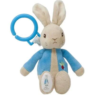 Peluche Rainbow Designs Peter Rabb Jiggle Attachable Beige - Publicité Peluche Rainbow Designs Peter Rabb Jiggle Attachable Beige - Publicité