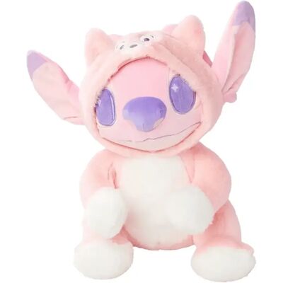 Peluche en grenouillère renard Simba Stitch Angel Disney Rose - Publicité Peluche en grenouillère renard Simba Stitch Angel Disney Rose - Publicité