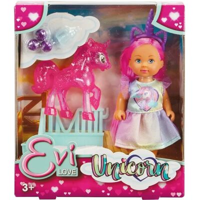 Poupée evilove licorne Smoby Rose - Publicité Poupée evilove licorne Smoby Rose - Publicité