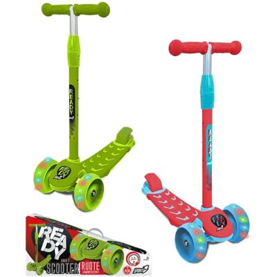 Trottinette avec lumière Sport One Ready Vert - Publicité Trottinette avec lumière Sport One Ready Vert - Publicité