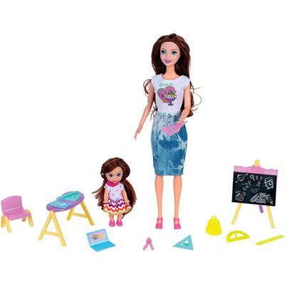 Poupée mannequin école WDK Partner Multicolore - Publicité Poupée mannequin école WDK Partner Multicolore - Publicité