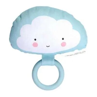 Hochet A Little Lovely Company Nuage Bleu - Publicité Hochet A Little Lovely Company Nuage Bleu - Publicité