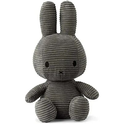 Peluche velours côtelé 33 cm Bon Ton Toys Miffy Gris - Publicité Peluche velours côtelé 33 cm Bon Ton Toys Miffy Gris - Publicité