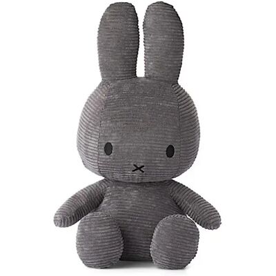 Peluche velours côtelé 50 cm Bon Ton Toys Miffy Gris - Publicité Peluche velours côtelé 50 cm Bon Ton Toys Miffy Gris - Publicité