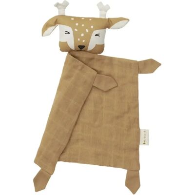 Doudou Fabelab Animal Cuddle Fawn Marron - Publicité Doudou Fabelab Animal Cuddle Fawn Marron - Publicité
